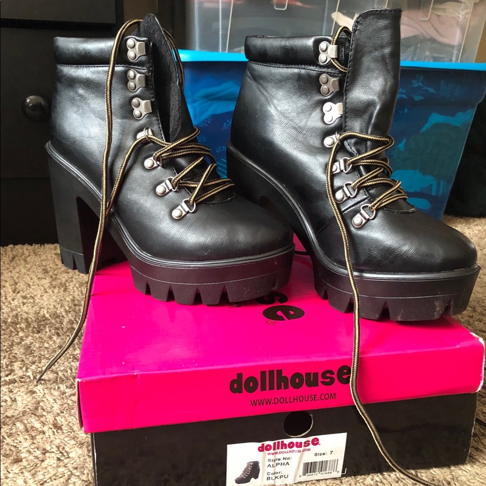 Dollhouse Bootie Heels